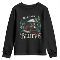 Polar Express Youth Sweatshirt Christmas Believe - Wonder Print Shop