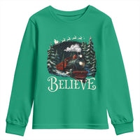 Polar Express Youth Sweatshirt Christmas Believe - Wonder Print Shop