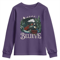 Polar Express Youth Sweatshirt Christmas Believe - Wonder Print Shop