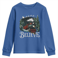 Polar Express Youth Sweatshirt Christmas Believe - Wonder Print Shop