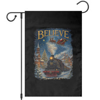 Polar Express Garden Flag Retro Vintage Christmas Believe - Wonder Print Shop