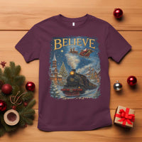 Polar Express T Shirt Retro Vintage Christmas Believe - Wonder Print Shop