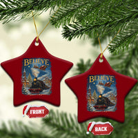 Polar Express Ceramic Ornament Retro Vintage Xmas Believe - Wonder Print Shop