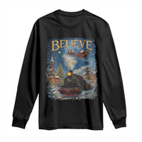 Polar Express Long Sleeve Shirt Retro Vintage Christmas Believe - Wonder Print Shop
