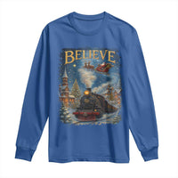 Polar Express Long Sleeve Shirt Retro Vintage Christmas Believe - Wonder Print Shop