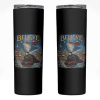 Polar Express Skinny Tumbler Retro Vintage Christmas Believe - Wonder Print Shop