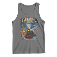 Polar Express Tank Top Retro Vintage Christmas Believe - Wonder Print Shop