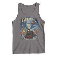 Polar Express Tank Top Retro Vintage Christmas Believe - Wonder Print Shop