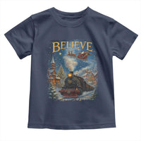 Polar Express Toddler T Shirt Retro Vintage Christmas Believe - Wonder Print Shop
