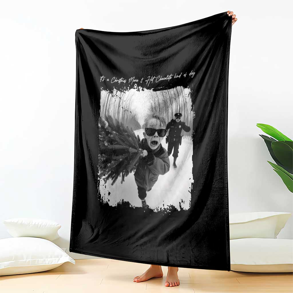 Funny Christmas Movie Throw Blanket Funny Kevin Home Xmas Meme Alone - Wonder Print Shop