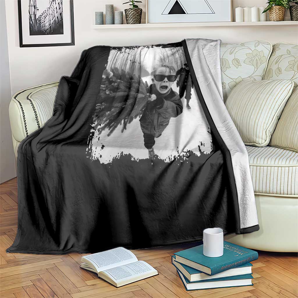 Funny Christmas Movie Throw Blanket Funny Kevin Home Xmas Meme Alone - Wonder Print Shop