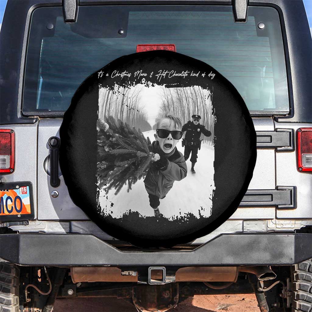 Funny Christmas Movie Spare Tire Cover Funny Kevin Home Xmas Meme Alone - Wonder Print Shop