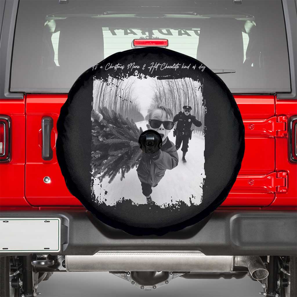 Funny Christmas Movie Spare Tire Cover Funny Kevin Home Xmas Meme Alone - Wonder Print Shop