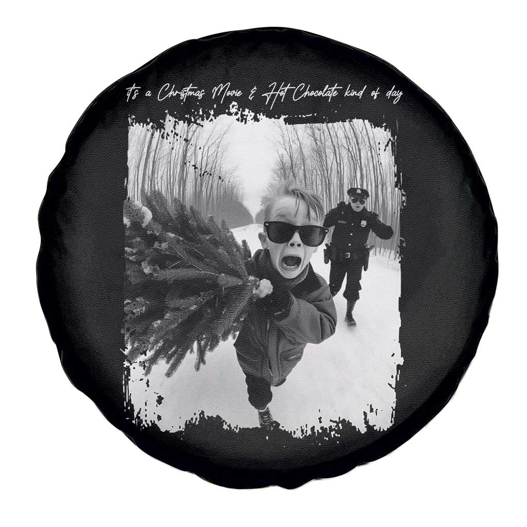 Funny Christmas Movie Spare Tire Cover Funny Kevin Home Xmas Meme Alone - Wonder Print Shop