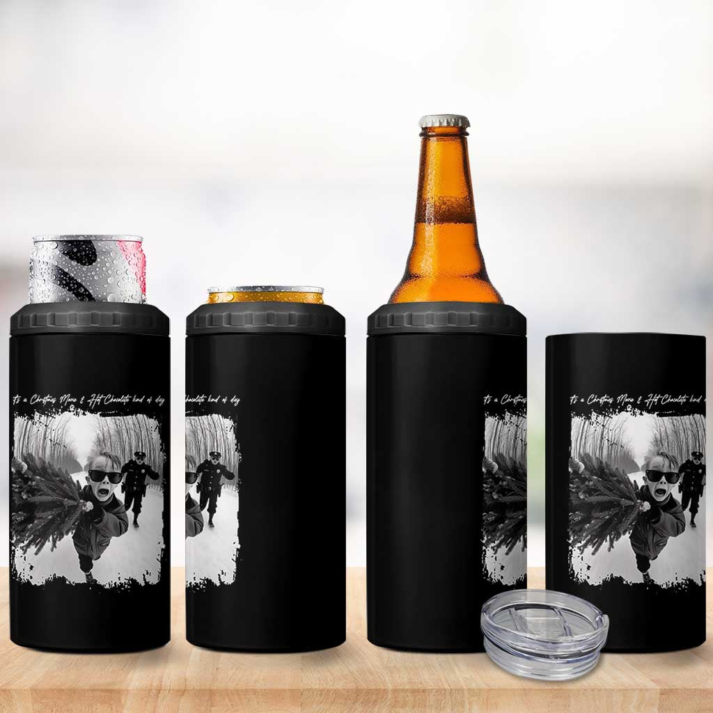 Funny Christmas Movie 4 in 1 Can Cooler Tumbler Funny Kevin Home Xmas Meme Alone - Wonder Print Shop