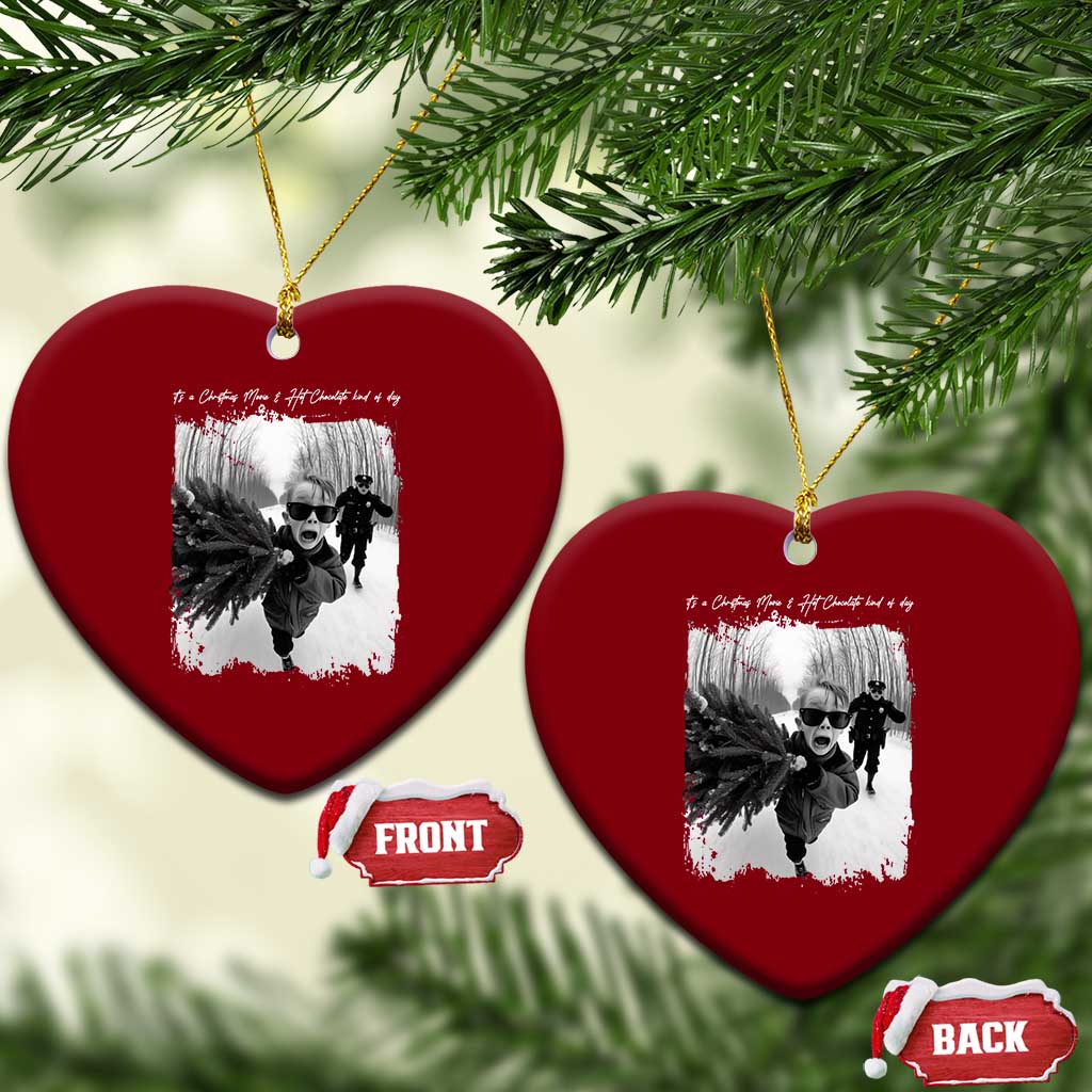 Funny Christmas Movie Ceramic Ornament Funny Kevin Home Xmas Meme Alone - Wonder Print Shop