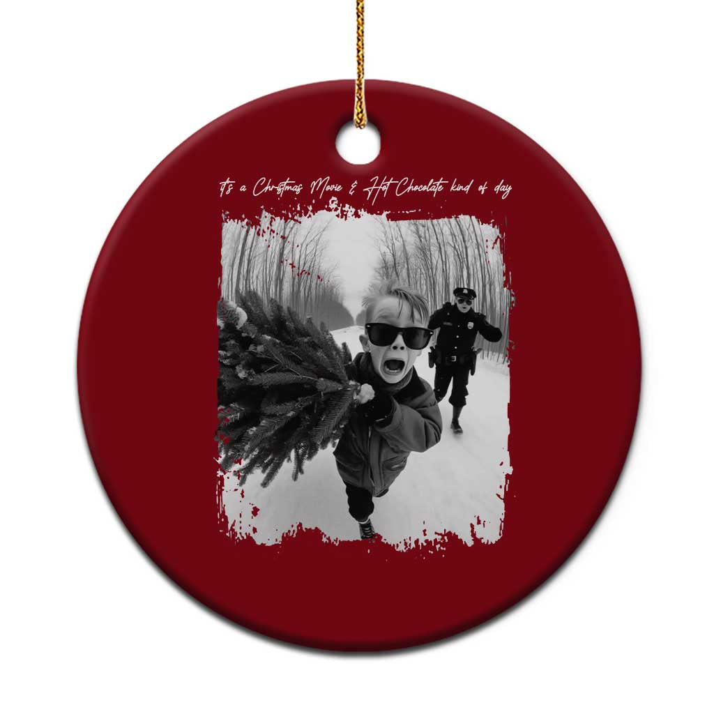 Funny Christmas Movie Ceramic Ornament Funny Kevin Home Xmas Meme Alone - Wonder Print Shop