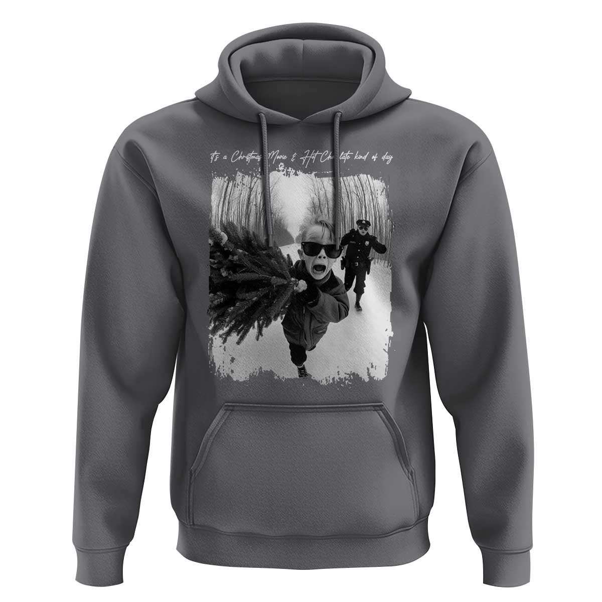 Funny Christmas Movie Hoodie Funny Kevin Home Xmas Meme Alone - Wonder Print Shop