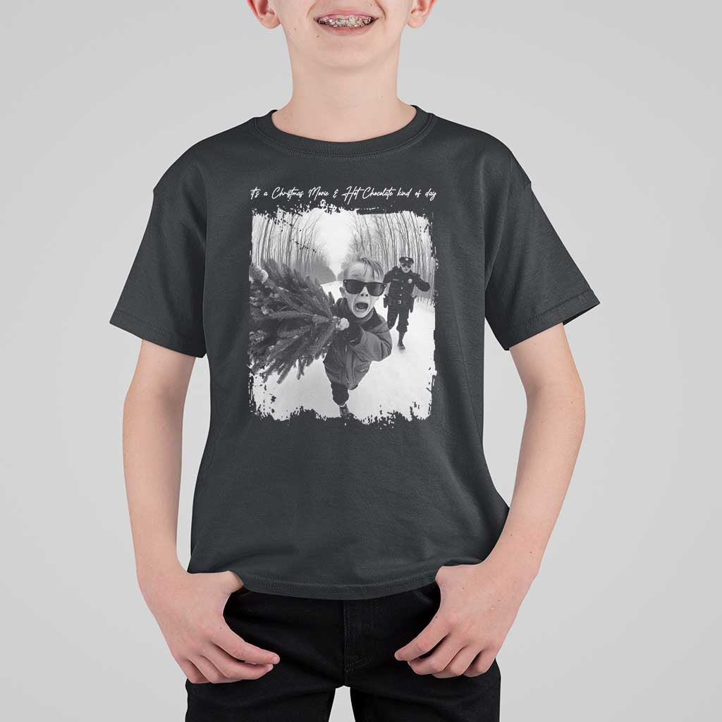 Funny Christmas Movie T Shirt For Kid Funny Kevin Home Xmas Meme Alone - Wonder Print Shop