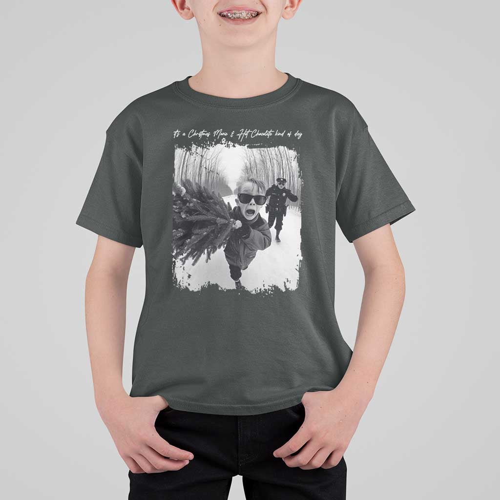 Funny Christmas Movie T Shirt For Kid Funny Kevin Home Xmas Meme Alone - Wonder Print Shop