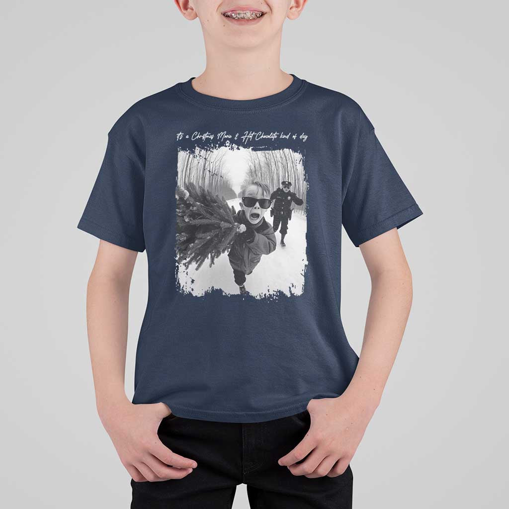 Funny Christmas Movie T Shirt For Kid Funny Kevin Home Xmas Meme Alone - Wonder Print Shop