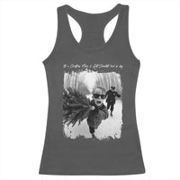 Funny Christmas Movie Racerback Tank Top Funny Kevin Home Xmas Meme Alone - Wonder Print Shop