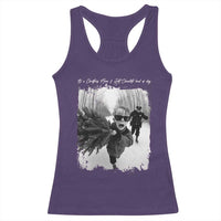 Funny Christmas Movie Racerback Tank Top Funny Kevin Home Xmas Meme Alone - Wonder Print Shop