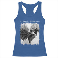 Funny Christmas Movie Racerback Tank Top Funny Kevin Home Xmas Meme Alone - Wonder Print Shop