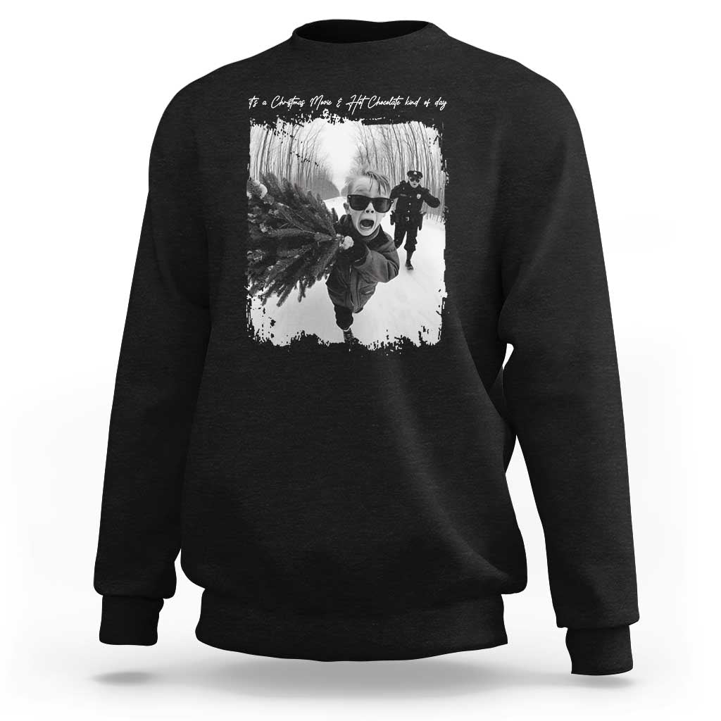 Funny Christmas Movie Sweatshirt Funny Kevin Home Xmas Meme Alone - Wonder Print Shop