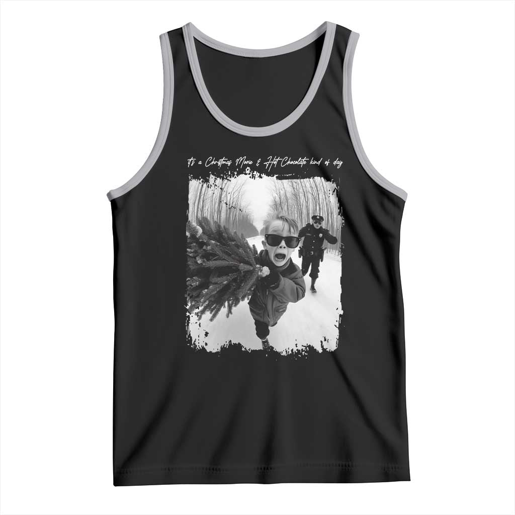 Funny Christmas Movie Tank Top Funny Kevin Home Xmas Meme Alone - Wonder Print Shop