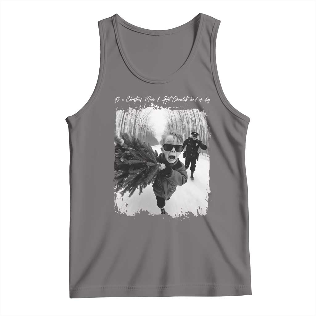 Funny Christmas Movie Tank Top Funny Kevin Home Xmas Meme Alone - Wonder Print Shop