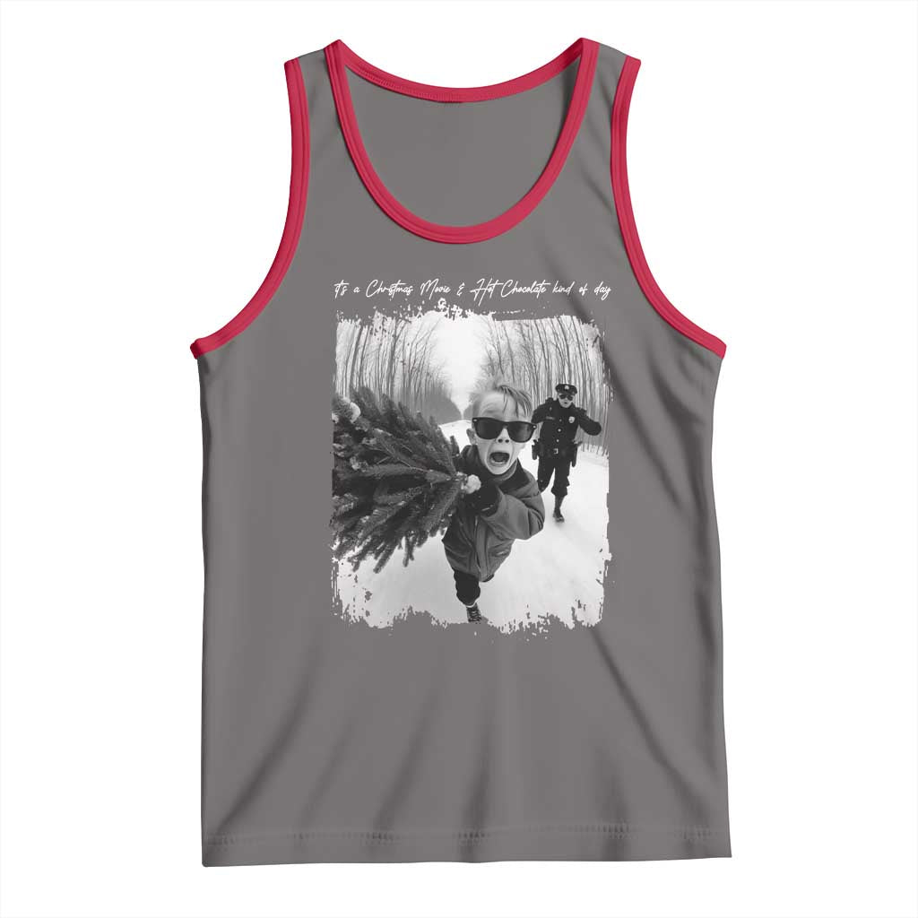 Funny Christmas Movie Tank Top Funny Kevin Home Xmas Meme Alone - Wonder Print Shop