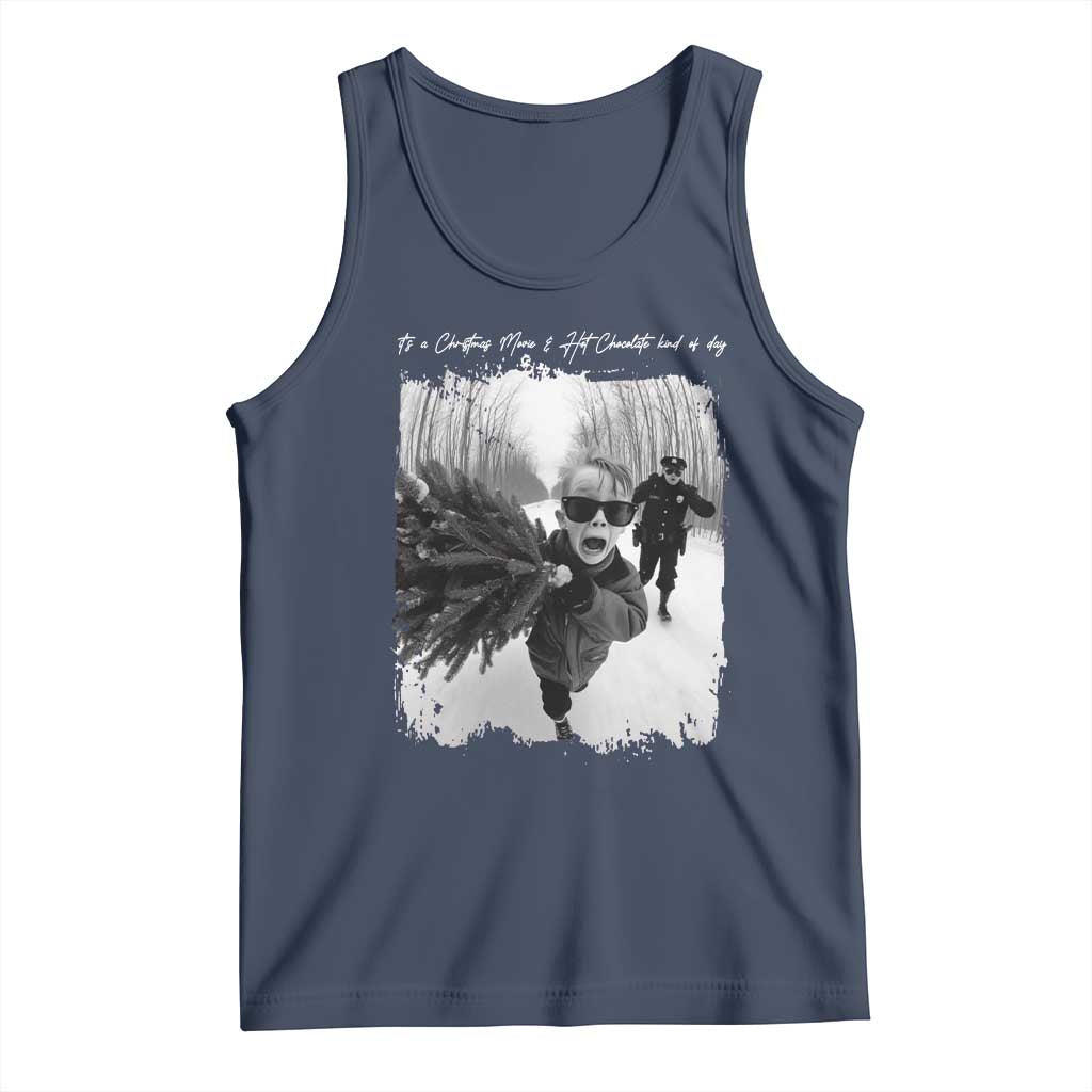 Funny Christmas Movie Tank Top Funny Kevin Home Xmas Meme Alone - Wonder Print Shop