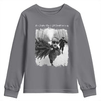 Funny Christmas Movie Youth Sweatshirt Funny Kevin Home Xmas Meme Alone - Wonder Print Shop