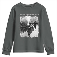 Funny Christmas Movie Youth Sweatshirt Funny Kevin Home Xmas Meme Alone - Wonder Print Shop