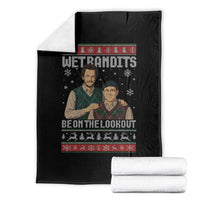 Ugly Christmas Movie Throw Blanket Funny Wet Bandits Home Xmas Alone - Wonder Print Shop