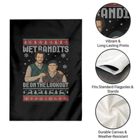 Ugly Christmas Movie Garden Flag Funny Wet Bandits Home Xmas Alone - Wonder Print Shop