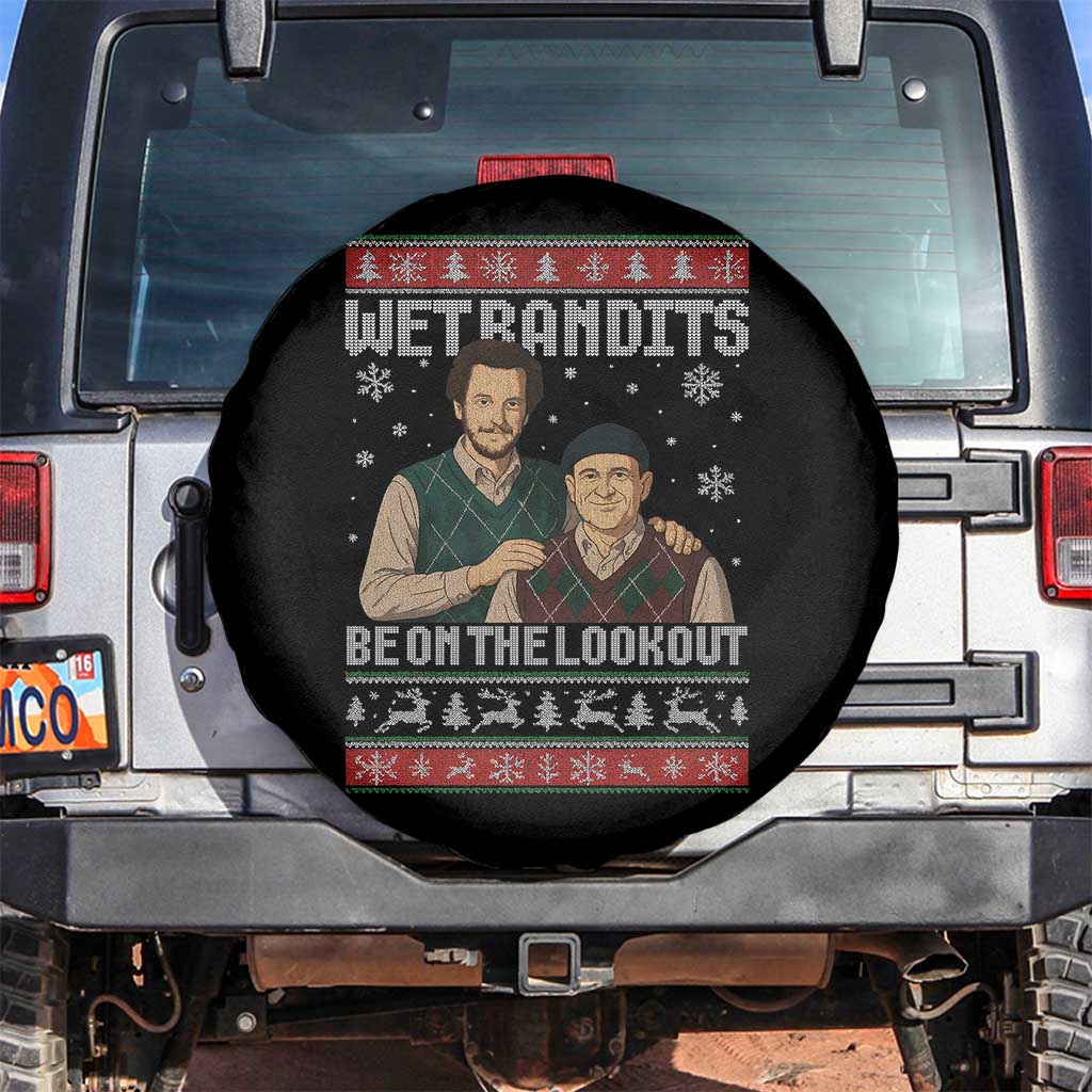 Ugly Christmas Movie Spare Tire Cover Funny Wet Bandits Home Xmas Alone - Wonder Print Shop