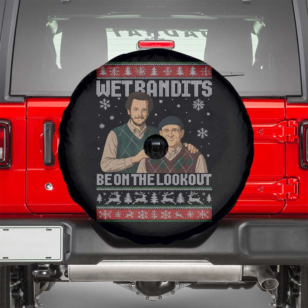Ugly Christmas Movie Spare Tire Cover Funny Wet Bandits Home Xmas Alone - Wonder Print Shop