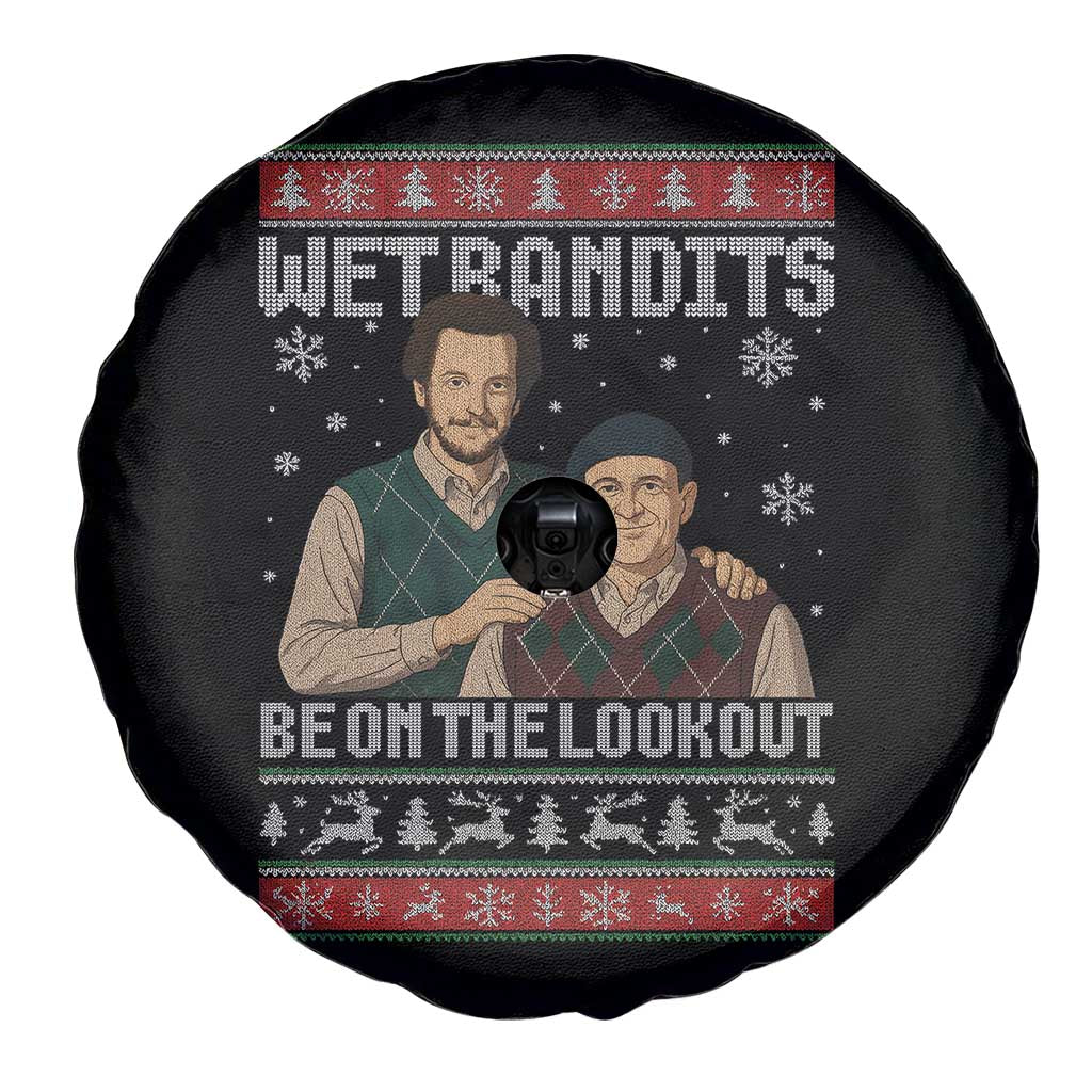 Ugly Christmas Movie Spare Tire Cover Funny Wet Bandits Home Xmas Alone - Wonder Print Shop