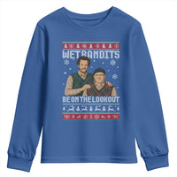 Ugly Christmas Movie Youth Sweatshirt Funny Wet Bandits Home Xmas Alone - Wonder Print Shop