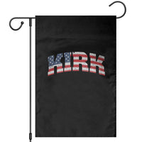 Kirk Garden Flag American Flag Charlie Kirk Last Name Surname Team - Wonder Print Shop