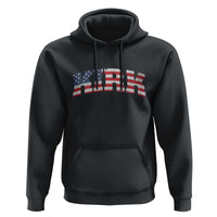 Kirk Hoodie American Flag Charlie Kirk Last Name Surname Team - Wonder Print Shop