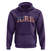 Kirk Hoodie American Flag Charlie Kirk Last Name Surname Team - Wonder Print Shop