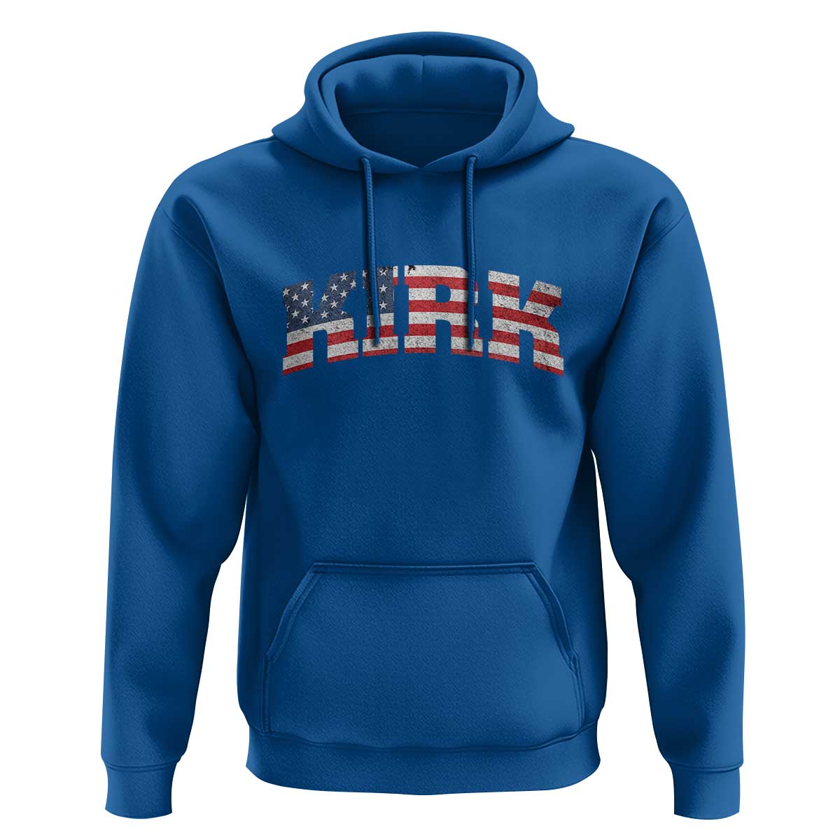 Kirk Hoodie American Flag Charlie Kirk Last Name Surname Team - Wonder Print Shop