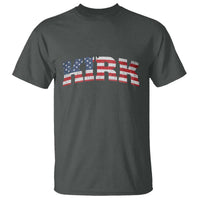 Kirk T Shirt American Flag Charlie Kirk Last Name Surname Team - Wonder Print Shop