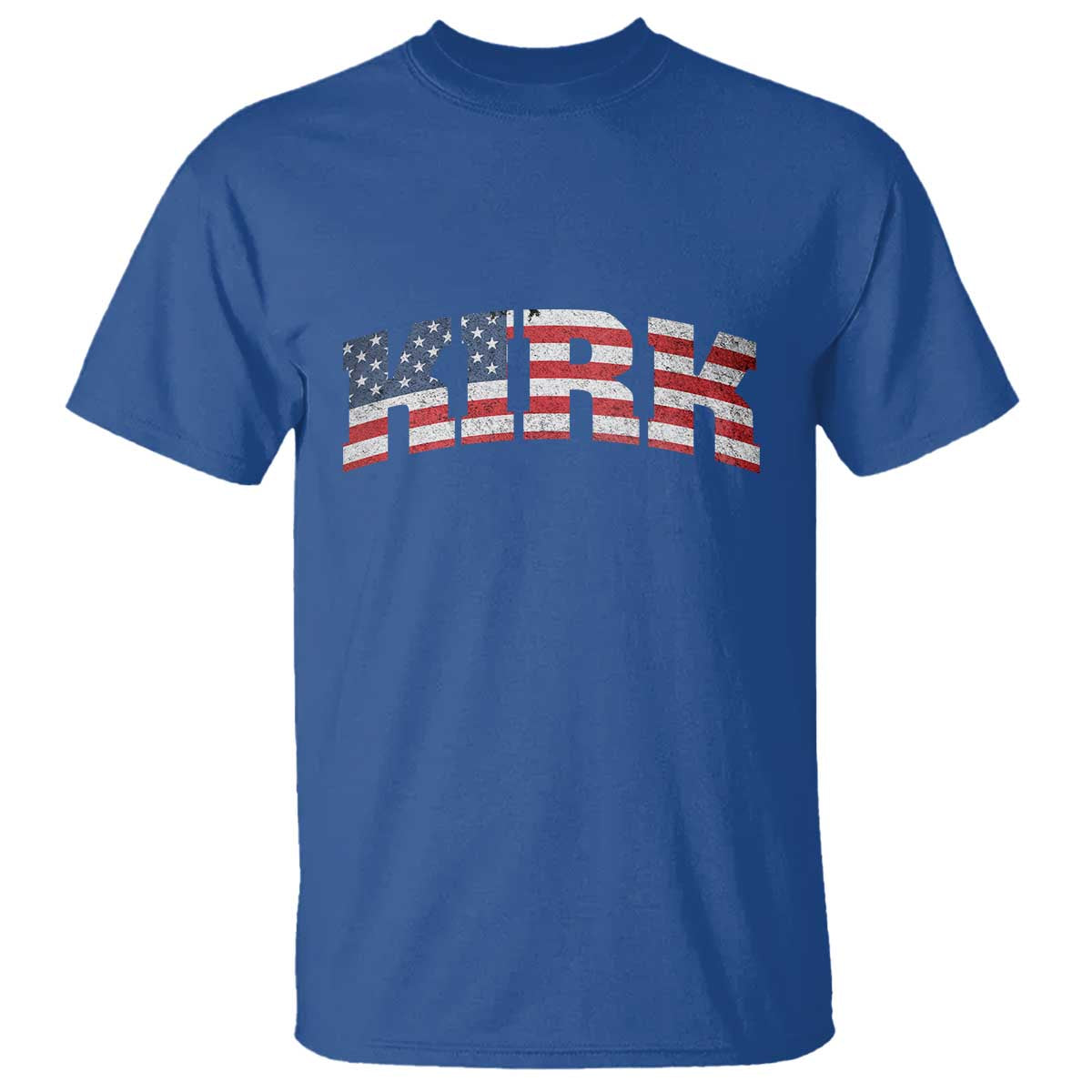 Kirk T Shirt American Flag Charlie Kirk Last Name Surname Team - Wonder Print Shop