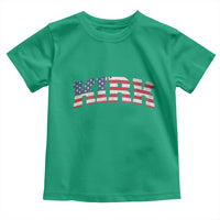 Kirk Toddler T Shirt American Flag Charlie Kirk Last Name Surname Team - Wonder Print Shop