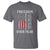 Freedom Over Fear T Shirt Vintage US American Flag - Wonder Print Shop