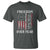 Freedom Over Fear T Shirt Vintage US American Flag - Wonder Print Shop
